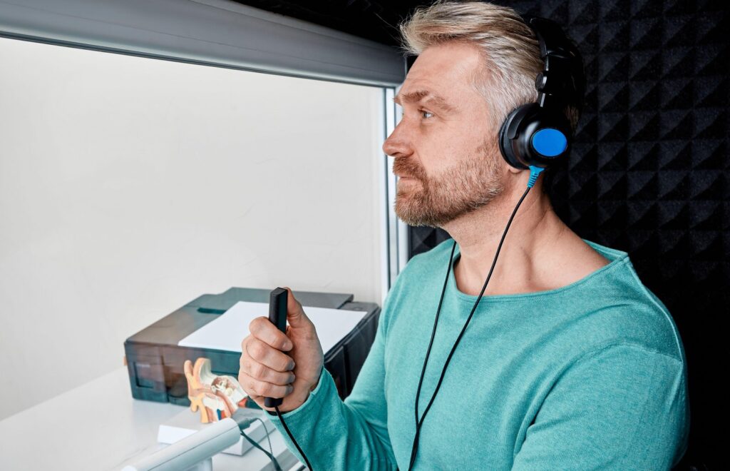 Audiometry hearing test
